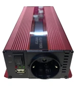 Epilons 12v 2000w Modifiye Sınus İnverter 220v Dijital Göstergeli- Taşınabilir Güç Kaynağı - 8