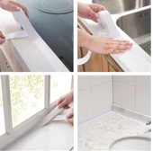 Pratik Beyaz Su Sızdırmaz Lavabo Kenar Bandı (3.2m) - 3