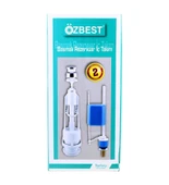 Özbest Su Tasarruflu Basmalı Klozet Rezervuar İç Takımı - Uyumlu Ve Dayanıklı - 1