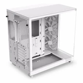 NZXT H6 Flow USB 3.2 ATX Mid Tower Beyaz Kasa thumbnail 4