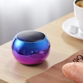 Portatif Taşınabilir Bass Ses Topu Bombası Mini Kablosuz Wireless Bluetooth Hoparlör Speaker - 2