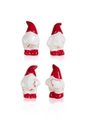 The Mia Yılbaşı Ağacı Süsü Şanş Cücesi 4lü Set 4x4x7 cm thumbnail 1