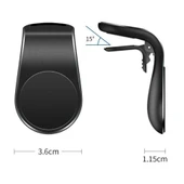 ® Havalanndırma Izgarasına Takılabilen Mandallı Mıknatıslı Oto Araç Içi Manyetik Telefon Tutucu - 6