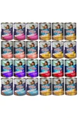 12 Adet Gatto 405 Gr. Kedi Konservesi Karışık - 1