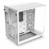 NZXT H6 Flow USB 3.2 RGB ATX Mid Tower Beyaz Kasa thumbnail 4