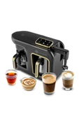 Karaca Hatır Plus Barista Steel 6 in 1 Konuşan Latte Cappuccino ve Közde Türk Kahve Makinesi Mineral Gold - 6