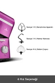 Karaca Mastermaid Chef Pro Çift Kollu Hamur Yoğurma Makinesi Fushia Love 1750W 5L thumbnail 7