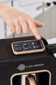 Karaca Hatır Plus Barista Steel 6 in 1 Konuşan Latte Cappuccino ve Közde Türk Kahve Makinesi Mineral Gold - 2