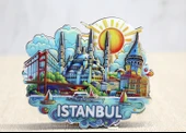 Ahşap İstanbul Temalı Magnet Alk4600 - 1