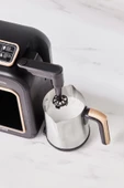 Karaca Hatır Plus Barista Steel 6 in 1 Konuşan Latte Cappuccino ve Közde Türk Kahve Makinesi Mineral Gold - 3