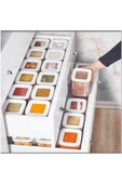 Vip Ahmet 9 Lu Süper Saklama Kabı Set 1200 ml - 1200ml Erzak Kabı - 2