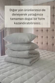 Çift Kişilik Merinos Kuzu Yünü Yorgan (%100 SAF MERİNOS KUZU YÜNÜ) 195 X 215 Cm Ebat, 3000 gram - 4
