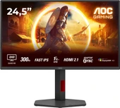Aoc 24.5" Q25G4SR 0.3ms 300Hz Fast IPS 2K Gaming Monitör(Ölü Pixel) thumbnail 1