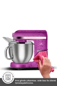 Karaca Mastermaid Chef Pro Çift Kollu Hamur Yoğurma Makinesi Fushia Love 1750W 5L thumbnail 4