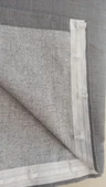 CEYLAN Home Balkon Perdesi Brandası Kuş Gözü Seçenekli Düz Gri - 3