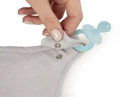 Babyjem Emzik Askılı Müslin Önlük Gri thumbnail 5