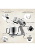 NeoCast Dijital Döküm Stand Mikser 6 L-Gümüş thumbnail 6