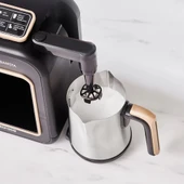 Karaca Hatır Plus Barista Steel 6 in 1 Konuşan Latte Cappuccino ve Közde Türk Kahve Makinesi Mineral Gold - 12