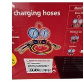 Rothenberger 5 Hortumlu Çantalı Manifold Seti R22/r410a/r404a Kod:1000050067 90 Cm Hortumlu - 3