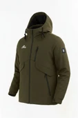 Erkek Yeşil Outdoor Su İtici Kapüşonlu Kaban – Rüzgar Geçirmez, Hafif ve Dayanıklı - 2