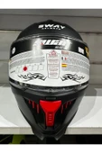 KASK SWAY SW-865 MAT SİYAH GÜNEŞ GÖZLÜKLÜ - 5