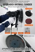 Assur Plus 360'Ledli 850W Pro Alçıpan Zımpara Makinası Toz Emmeli - 3