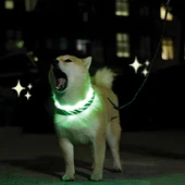 M-Pets Flash Ledli Boyun Tasması Neon Yeşil S - 6