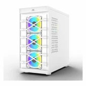 PowerBoost PB-GR222BW USB 3.2 RGB ATX Mid Tower Beyaz Kasa thumbnail 3