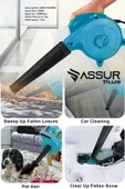Assur Plus 450W Elektrikli Hava Üfleme Emme Körüğü - 3