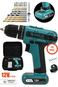 Assur Plus 12V Dahili Batarya Akülü Vidalama Şarjlı Matkap - 1