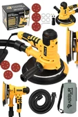 Assur Plus 360'Ledli 850W Pro Alçıpan Zımpara Makinası Toz Emmeli - 1