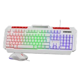 GameBooster KM-11W Knight Beyaz Klavye Mouse Set - 2