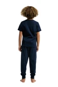 Us Polo Erkek Çocuk Lacivert Kısa Kol Pijama Takım 2016 thumbnail 3