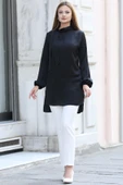 Trend Tesettür Tunik Siyah thumbnail 2