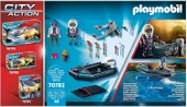Playmobil Şehir Aksiyonu Polis Uçma Sırt Çantası ve Bot - 70782 thumbnail 3