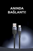 Torima U18 Siyah USB ile Type-c Şarj ve Data Kablosu thumbnail 4
