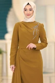 Adel Tesettür Abiye Yağ Yeşili thumbnail 2