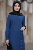 Rümeysa Tesettür Takım İndigo thumbnail 2
