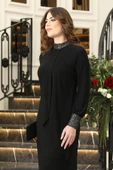 Efsane Tesettür Elbise Siyah thumbnail 2