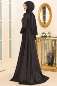 Mihrimah Tesettür Abiye Siyah - 3