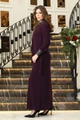 Efsane Tesettür Elbise Mürdüm thumbnail 3