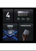 Ugreen Nexode 100w Usb Type-c Qc 4.0 Pd 3.0 Ganx 4 Portlu Hızlı Şarj Cihazı - 8