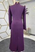 Tuana Tesettür Abiye Mor thumbnail 3