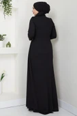 Gözde Tesettür Abiye Siyah - 3