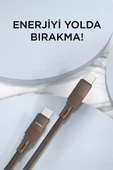 Torima U18 Kahverengi Type-c İle Type-c Şarj ve Data Kablosu - 3