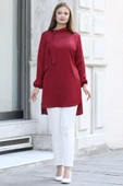 Trend Tesettür Tunik Kırmızı thumbnail 2
