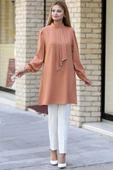 Işıl Tesettür Tunik Camel thumbnail 2