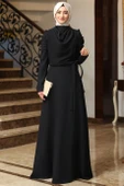 Kardelen Tesettür Elbise Siyah thumbnail 1
