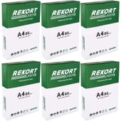 Mopak Rekort A4 80GR/M2 Fotokopi Kağıdı 3000 Adet (6PK*500) - 1