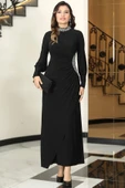 Lavin Tesettür Abiye Siyah - 1